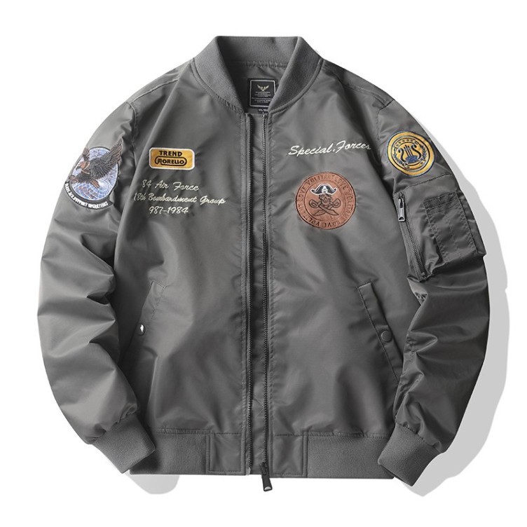 Loose and versatile embroidered casual jacket