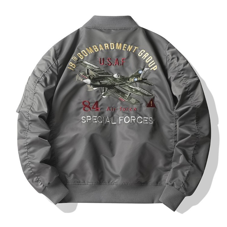 Loose and versatile embroidered casual jacket