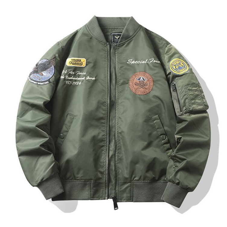 Loose and versatile embroidered casual jacket