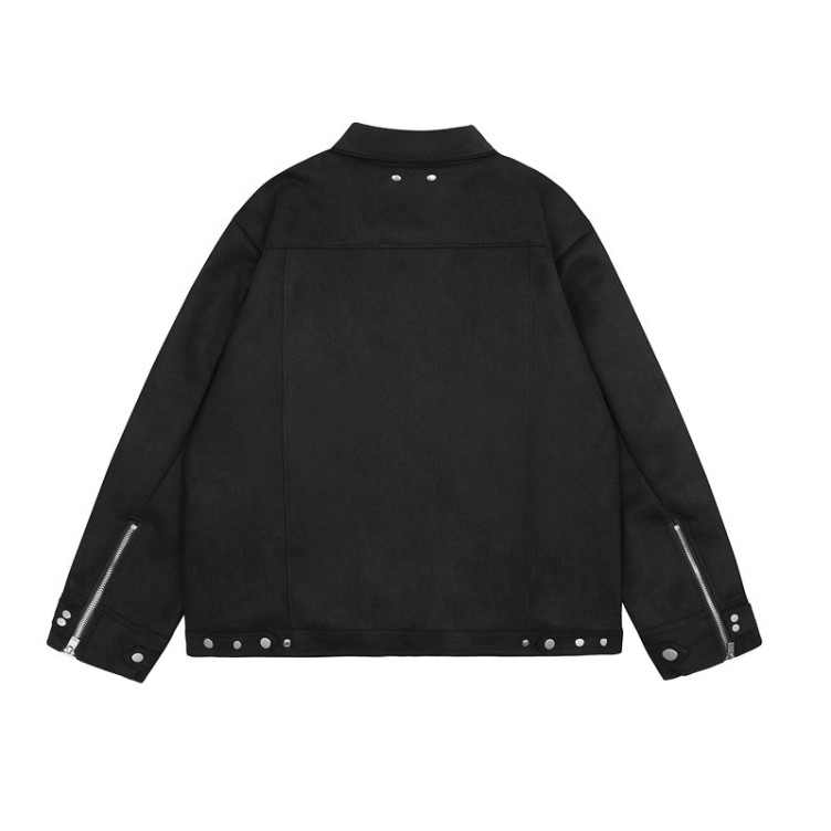 Casual versatile design motorcycle style jacket