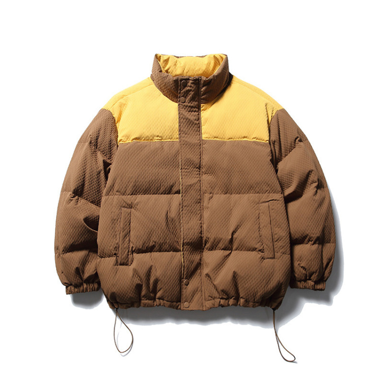 Stand collar down jacket Japanese retro loose down jacket