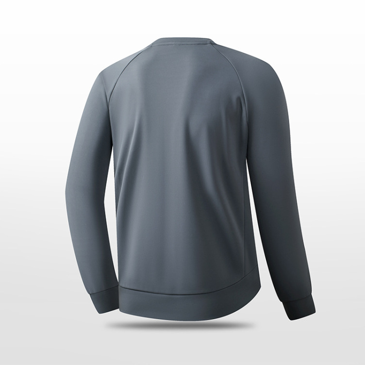 Round neck long sleeve outdoor running casual sports sweatshirt
