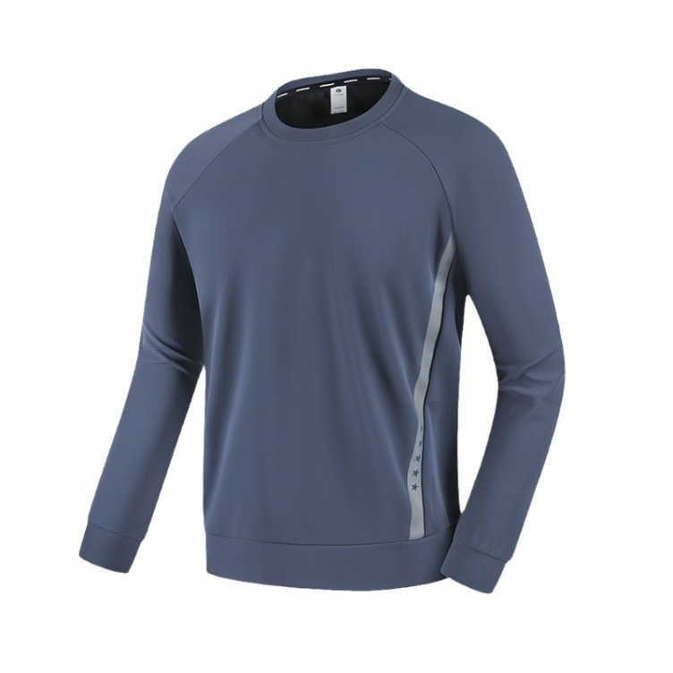 Round neck long sleeve outdoor running casual sports sweatshirt