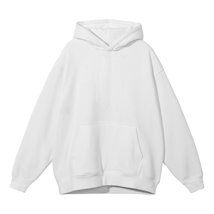 Terry 420g hooded sweatshirt clean washed distressed pullover hoodie