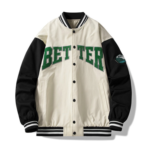 Korean style loose baseball uniform sports and leisure Jacket