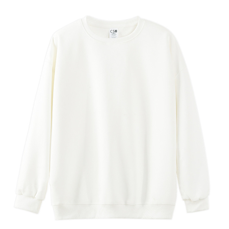Round neck hooded velvet thickened warm inner layer sweatshirts