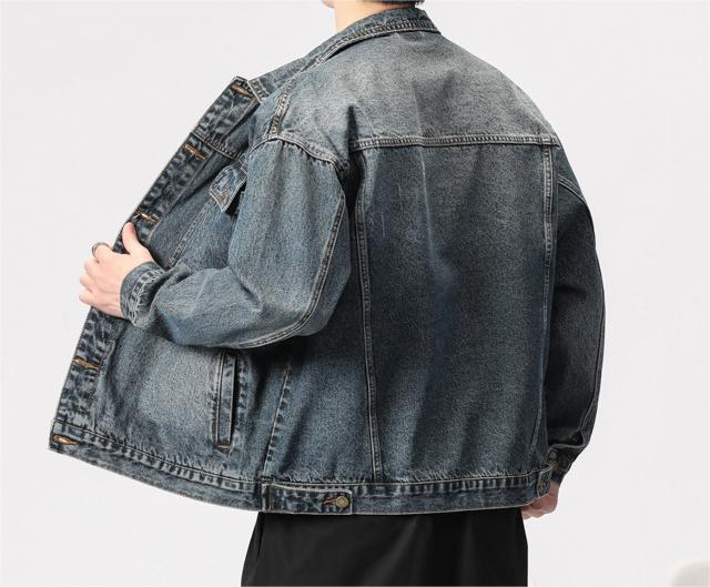 Loose American retro casual denim Jacket