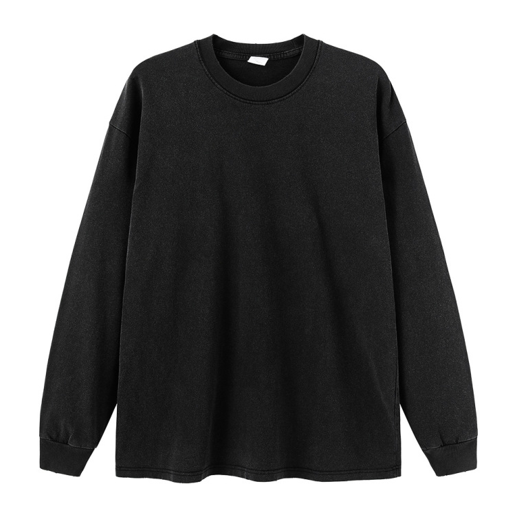 260g heavy fried snowflake retro high street loose sweatshirts