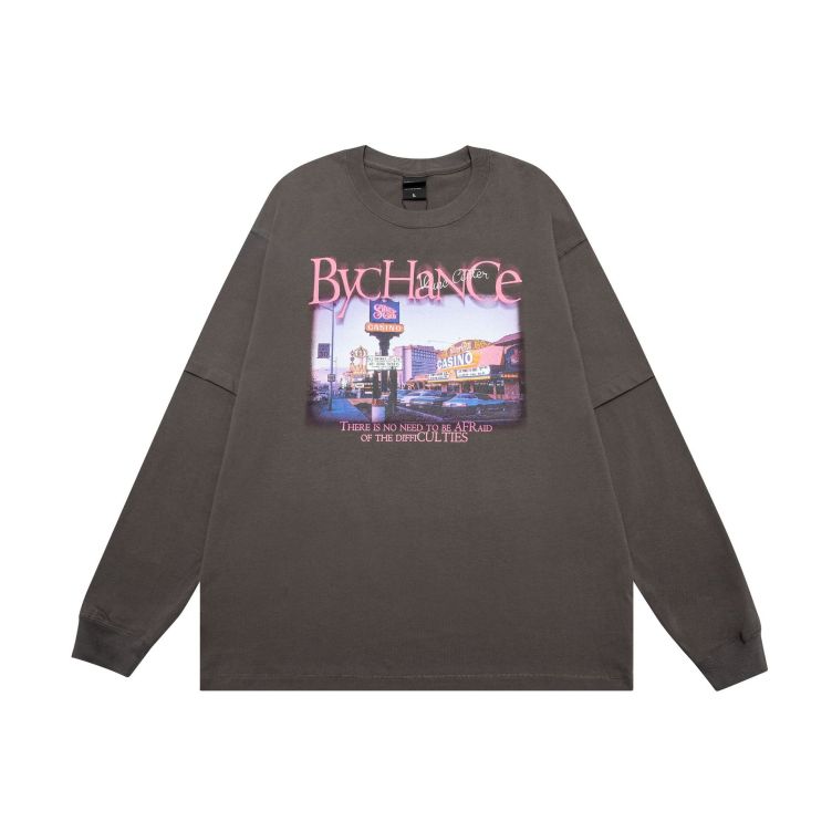 270g heavy weight dropped shoulder long sleeves sweatshirts