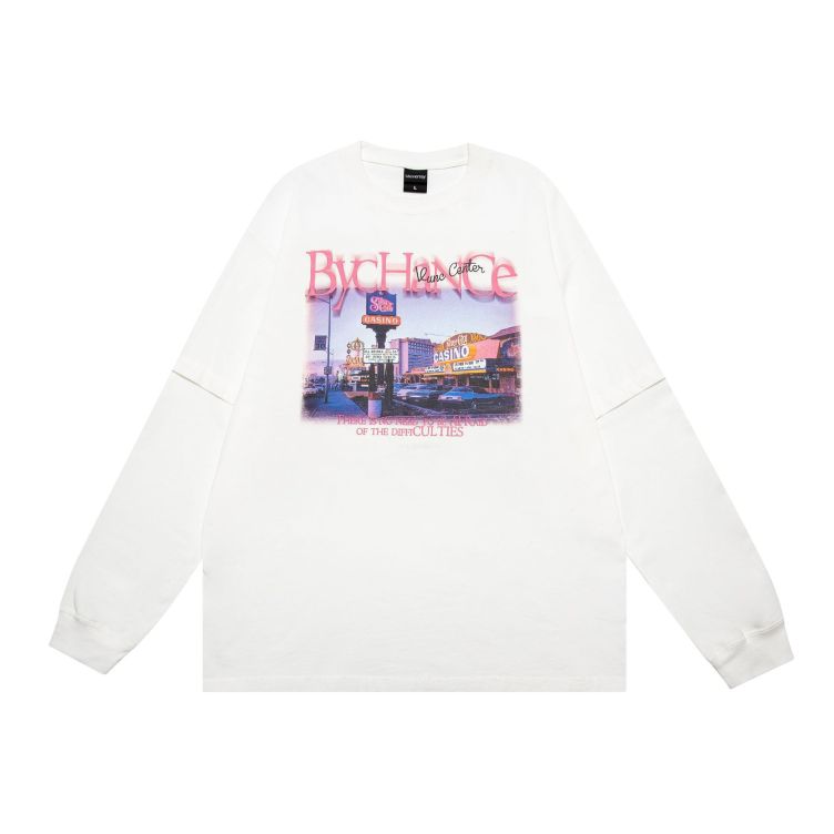 270g heavy weight dropped shoulder long sleeves sweatshirts