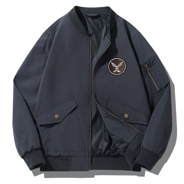 Casual loose workwear trendy American retro Air Force baseball uniform Jacket