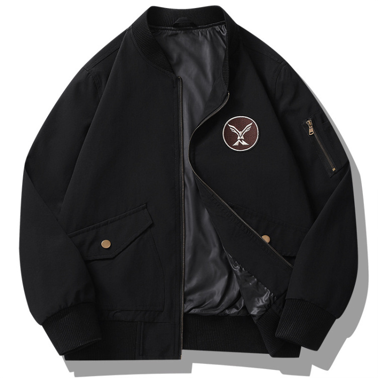 Casual loose workwear trendy American retro Air Force baseball uniform Jacket