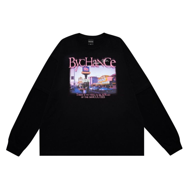 270g heavy weight dropped shoulder long sleeves sweatshirts