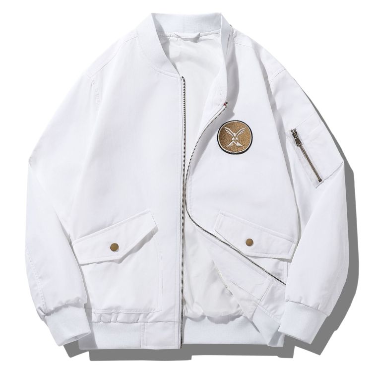 Casual loose workwear trendy American retro Air Force baseball uniform Jacket