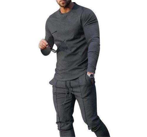 Round neck long sleeve sports casual sportswear