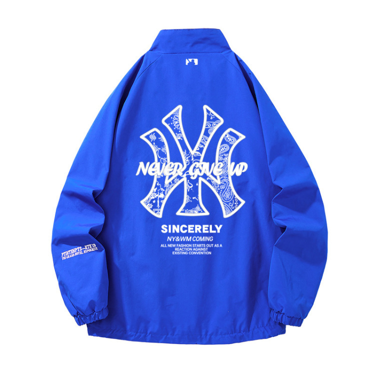 MF MLB NYmlb American thin stand collar sweatshirts