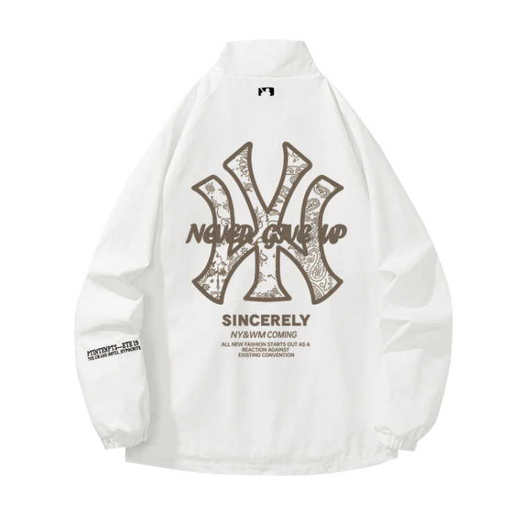 MF MLB NYmlb American thin stand collar sweatshirts