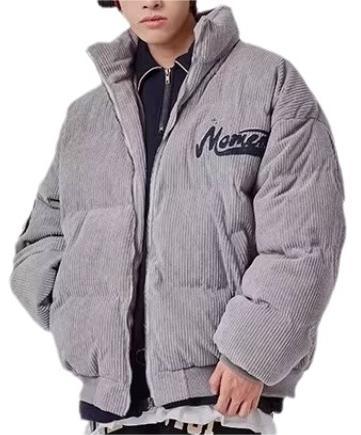 Retro high street stand collar bread cotton coat loose cotton coat jacket