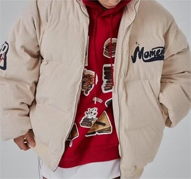 Retro high street stand collar bread cotton coat loose cotton coat jacket