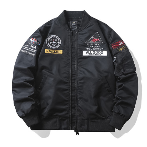 Embroidered pilot uniform plus size motorcycle baseball uniform jacket
