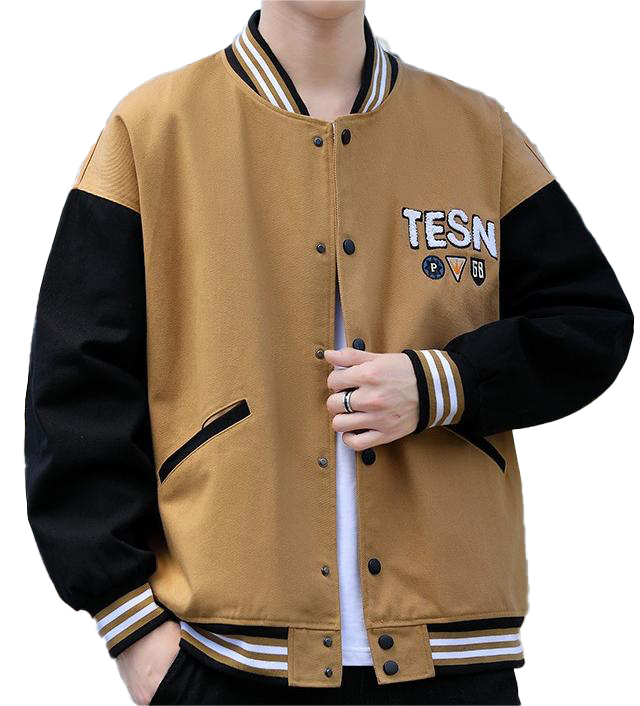 Retro street heavyweight wide version loose and versatile sports and leisure jacket