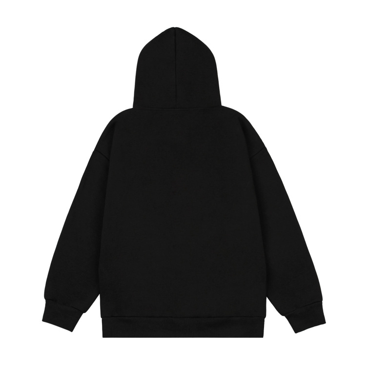 U7 Mankun high street niche design sense of loose neutral plus velvet hoodies