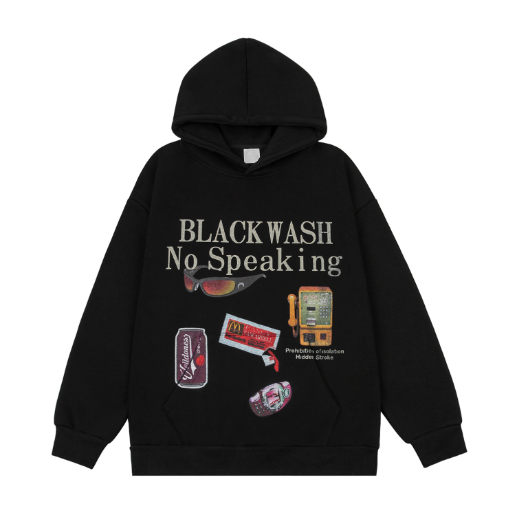 U7 Mankun high street niche design sense of loose neutral plus velvet hoodies