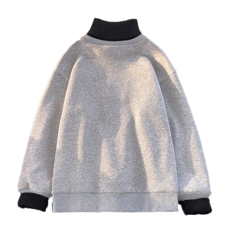 Handsome and niche design, large size, plus velvet and thickening sweatshirts