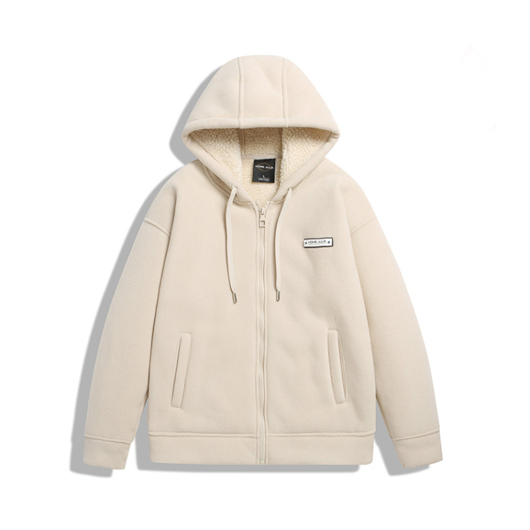 Plush thickened large size casual hoodies