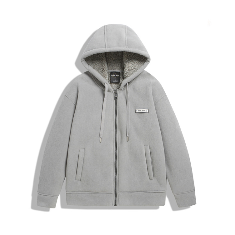 Plush thickened large size casual hoodies