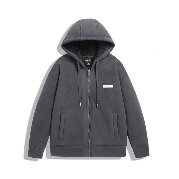 Plush thickened large size casual hoodies
