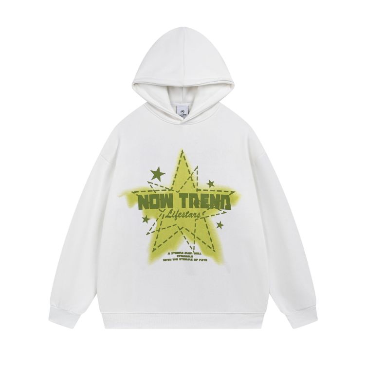 Real shot of American street style loose and velvet style hoodies