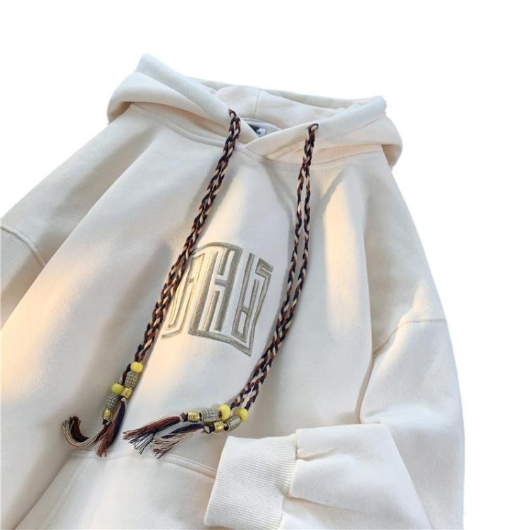 Heavyweight loose plus velvet thickened large size hoodies