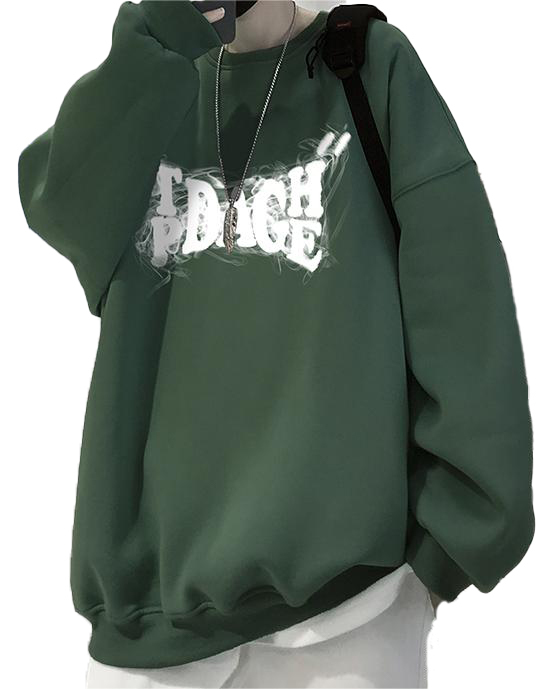 Heavy round neck Jimo velvet thickened retro sweatshirts
