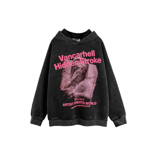 Heavy American street fashion wash and make it look old hoodies