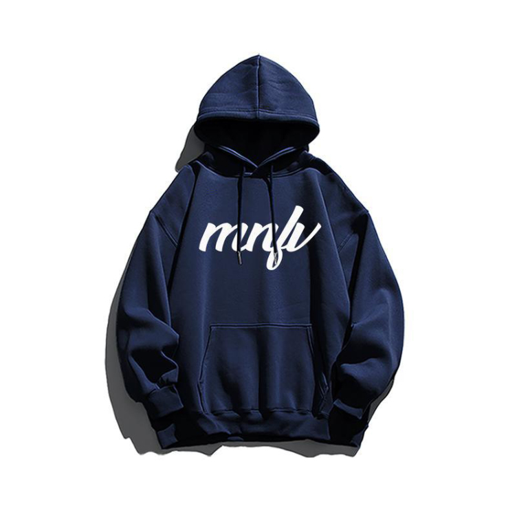 High Street Letter Print Burgundy Versatile Loose and Casual hoodies
