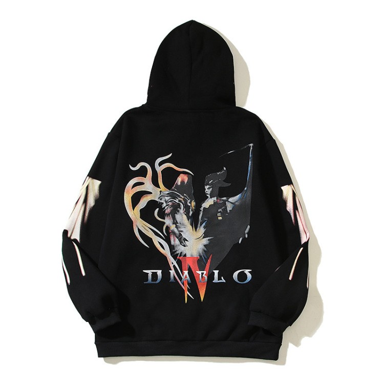 Revenge lightning street oversize rivet hat hoodies