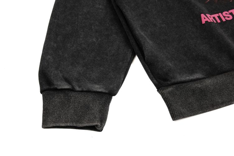Heavy American street fashion wash and make it look old hoodies