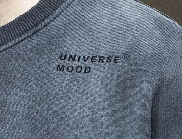 Gradient heavyweight extra large cotton retro thickened sweatshirts