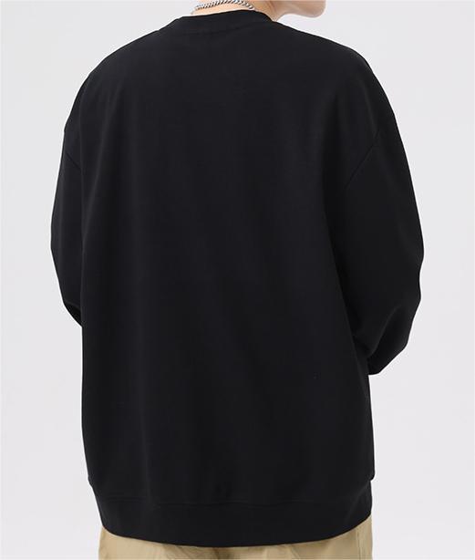 Heavy round neck loose large size casual sweatshirts