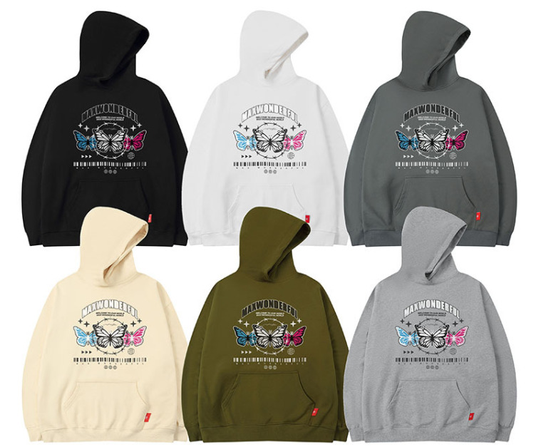 Oversize American hip-hop casual and versatile hoodies