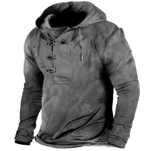 3D digital printed loose long sleeves hoodies