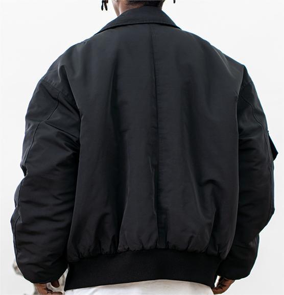 High street American style workwear cotton zippered loose jacket