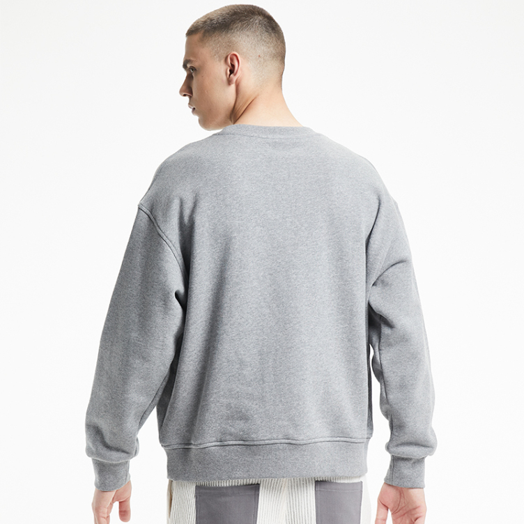 Pure color loose casual knitted crewneck sweatshirts