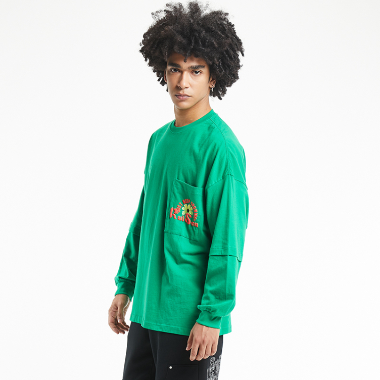 Vintage floral print design casual sweatshirts