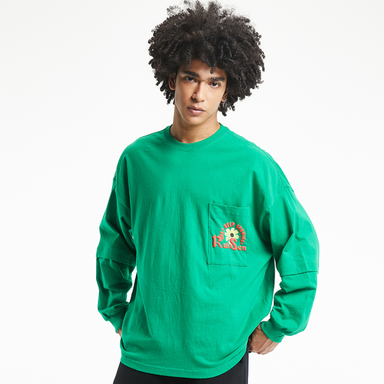 Vintage floral print design casual sweatshirts