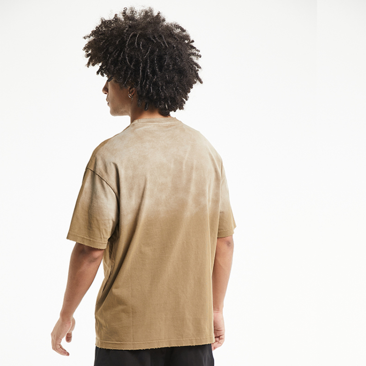 Local washing pure color T-shirts