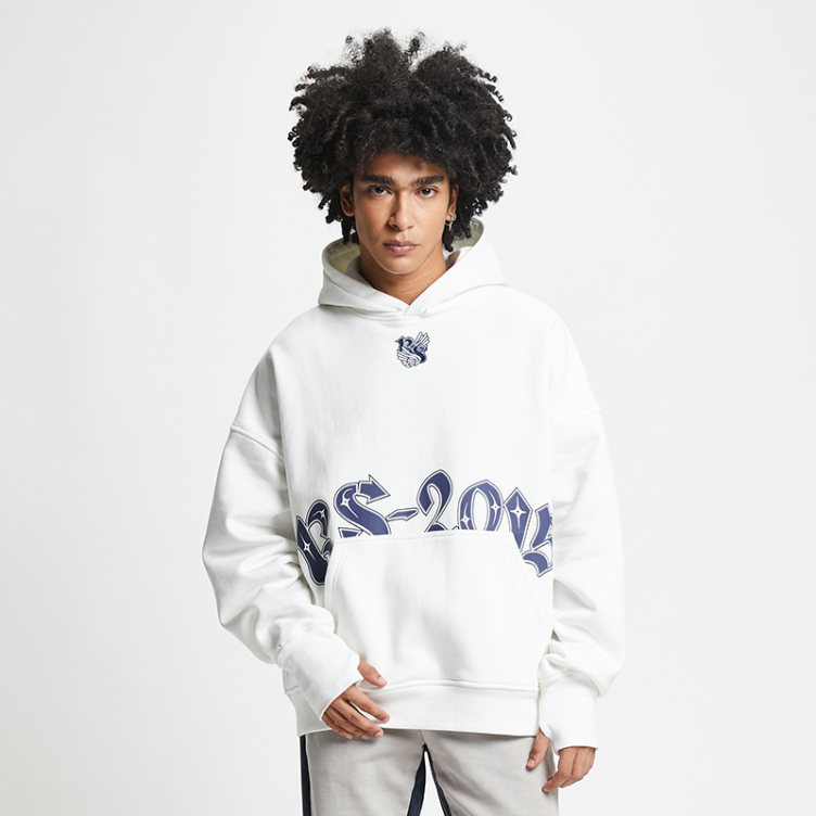 American street photo trend letter character printed hoodies