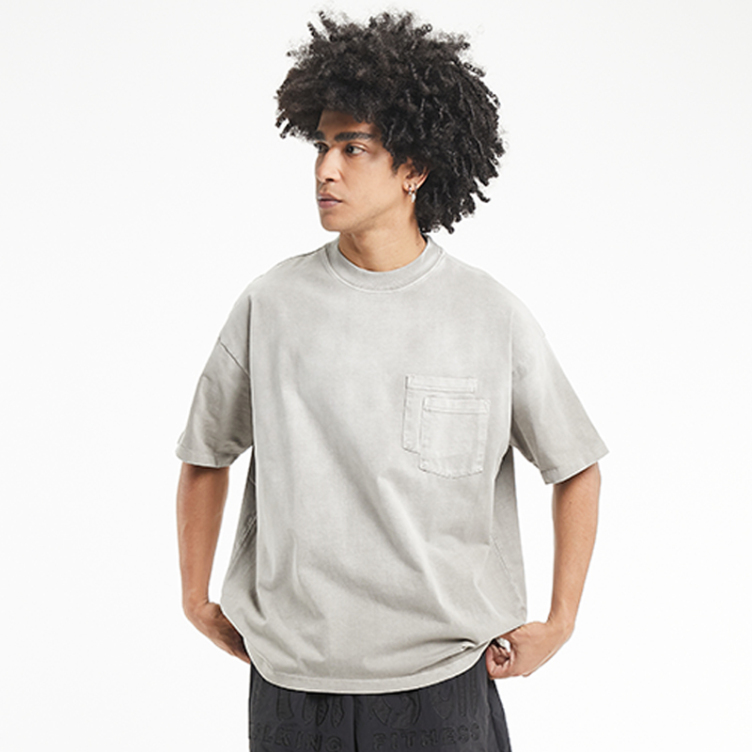 100% cotton pure color casual T-shirts