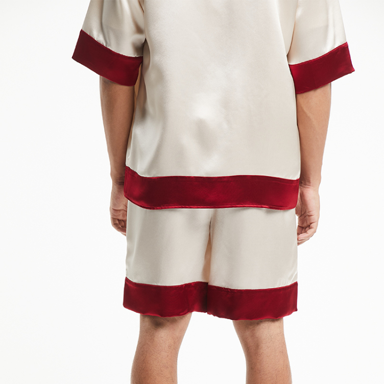 Satin fabric home casual shorts